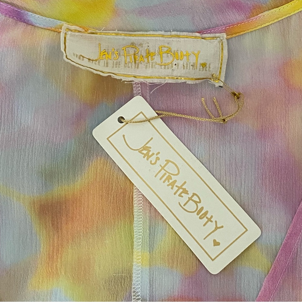 NEW Jen’s Pirate Booty Kingdom Kaftan Glamorous Batwing Swim Cover-Up Maxi Dress - Picture 11 of 14